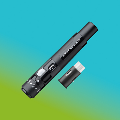 Accu-Chek FastClix lancing device with lancets