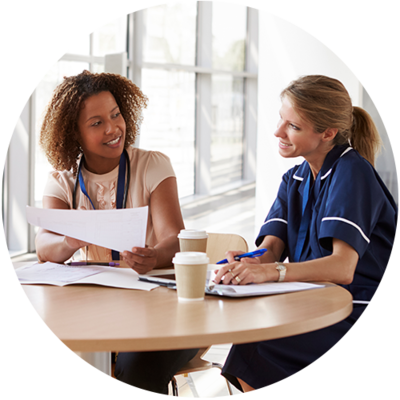Meeting with healthcare professional