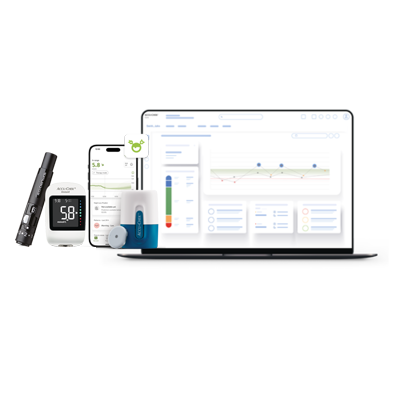 Accu-Chek portfolio - Accu-Chek FastClix, Accu-Chek Instant, Accu-Chek SmartGuide CGM, mySugr app