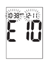 Accu-Chek Aviva Error code E-10