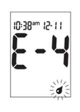 Accu-Chek Aviva Error code E-4