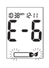 Accu-Chek Aviva Error code E-6