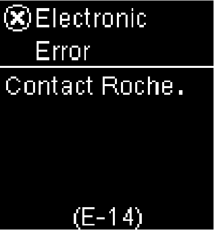 E-14 Electronic Error
