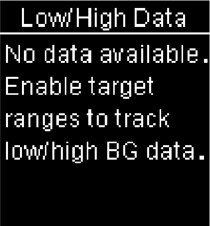 Low/High Data