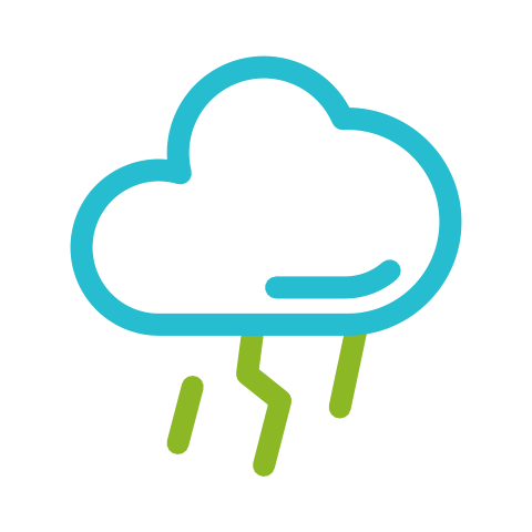 Storm cloud icon