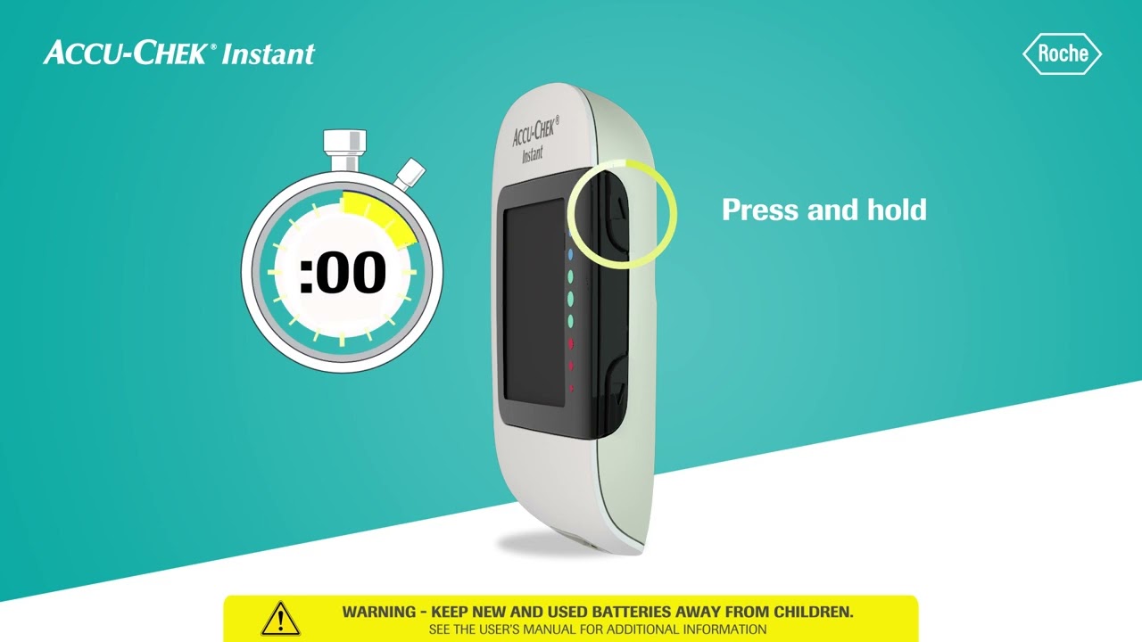 How to replace the Accu-Chek Instant meter batteries