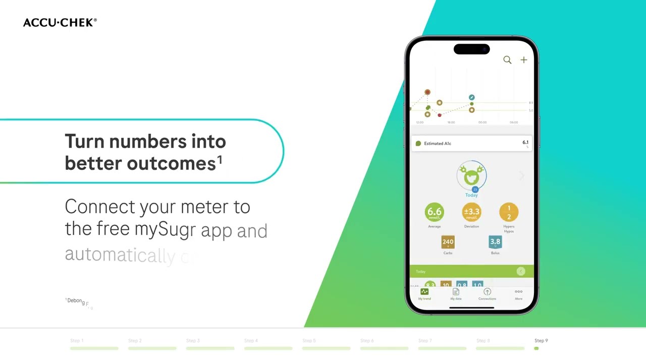 How to connect Accu-Chek Instant meter with mySugr app (iPhone)