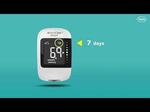 How to view your result averages on the Accu-Chek Instant meter