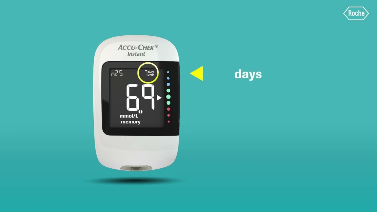 How to view your result averages on the Accu-Chek Instant meter