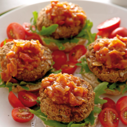 Hamburgers with BBQ sauce recipe