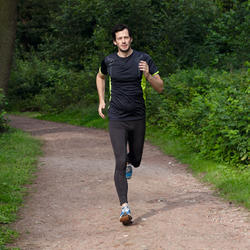 Man running in the countryside