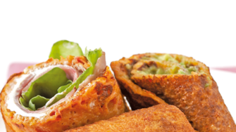 Savoury pancake bites recipe