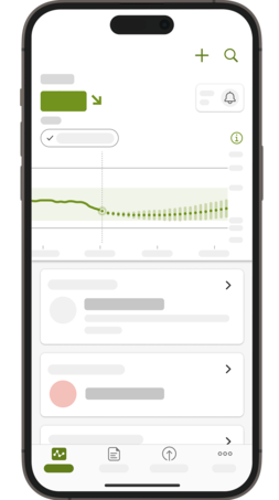 Demo of glucose prediction on phone.