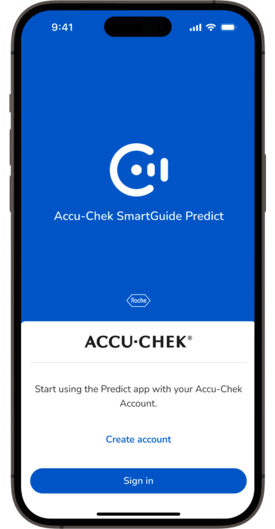 Screenshot of the SmartGuide Predict apps login screen.