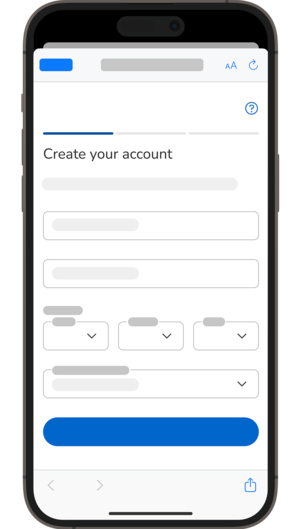 Screenshot of email verification screen.