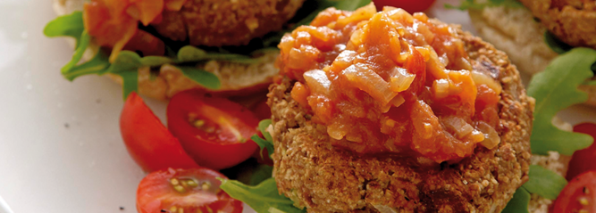 Hamburgers with BBQ sauce recipe
